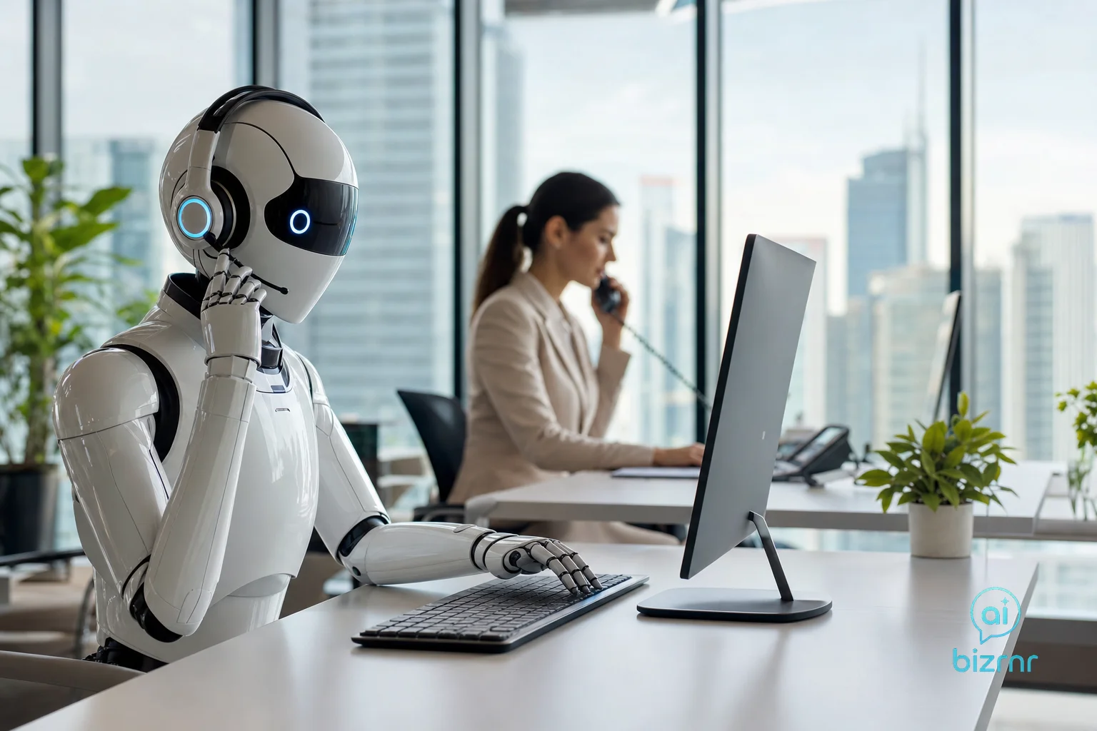 BizRnR AI Voice Receptionist – Small Business AI Answering Service vs Hiring a Receptionist: Cost Breakdown | Business Voice Automation