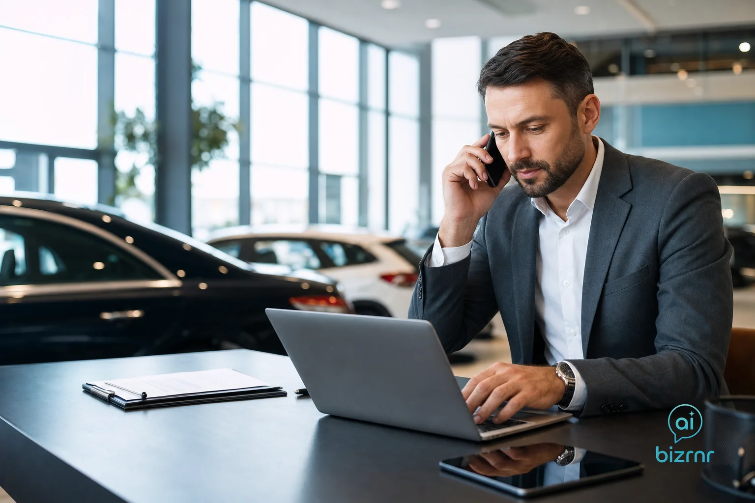 BizRnR AI Voice Receptionist – Auto & Small Business Follow-Up Gap: Why 80% of Sales Need 5+ Touches (And How AI Does It for You) | Business Voice Automation