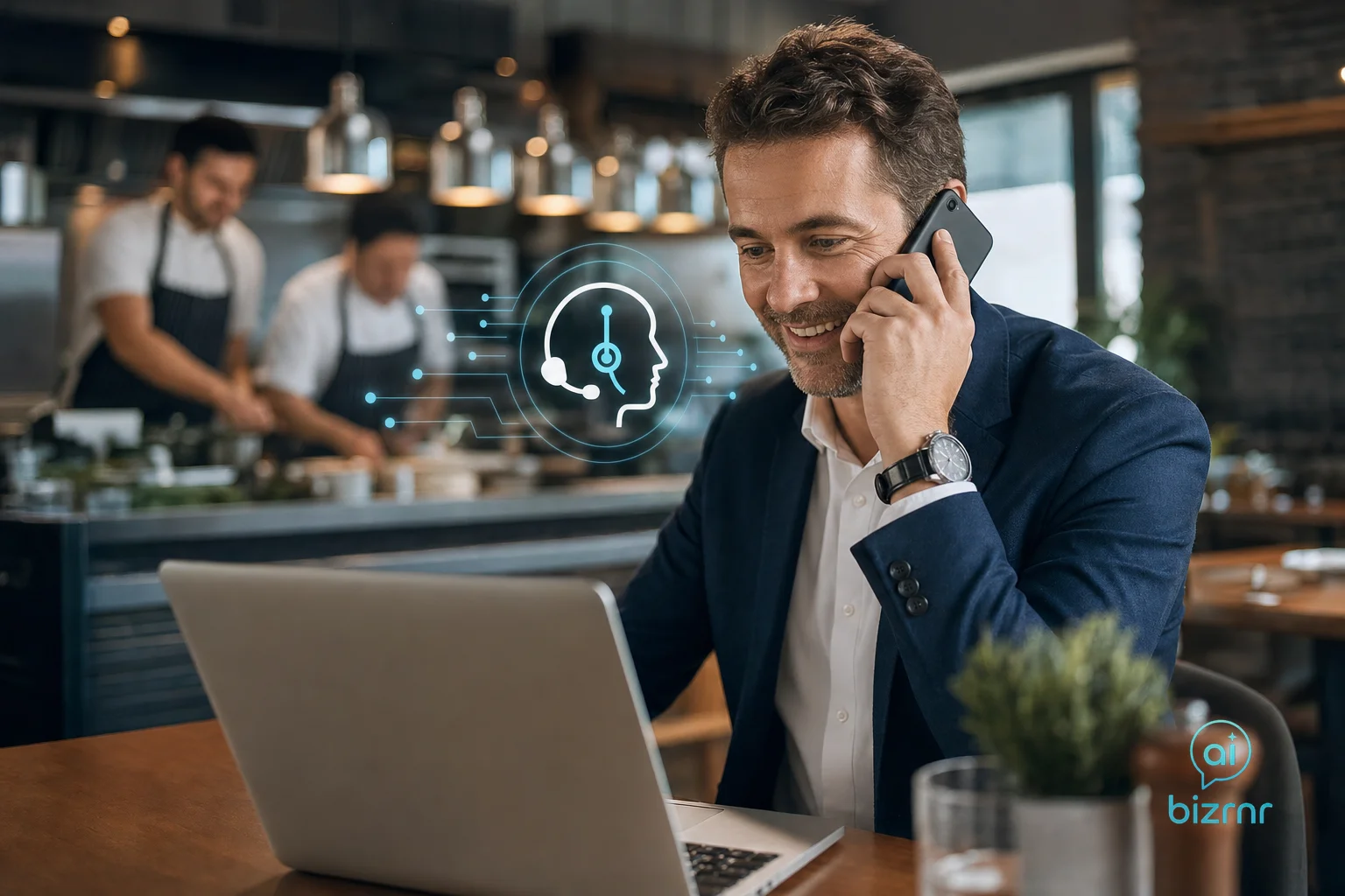BizRnR AI Voice Receptionist – Auto & Restaurant AI Order-Taking by Phone: The Future of Restaurant Efficiency | Business Voice Automation