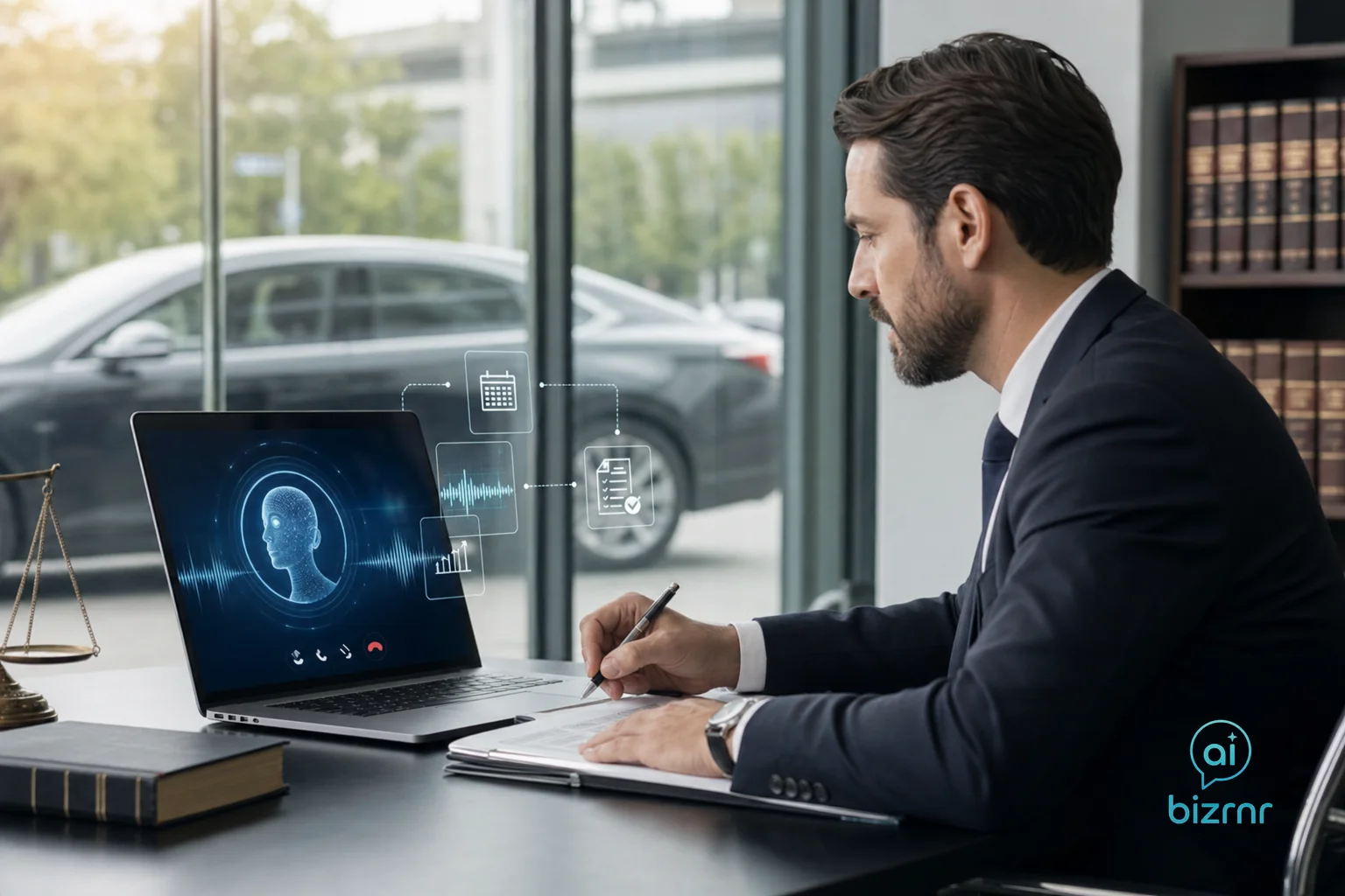 BizRnR AI Voice Receptionist – Legal & Auto Automating Legal Consultation Scheduling with AI Voice Agents | Business Voice Automation