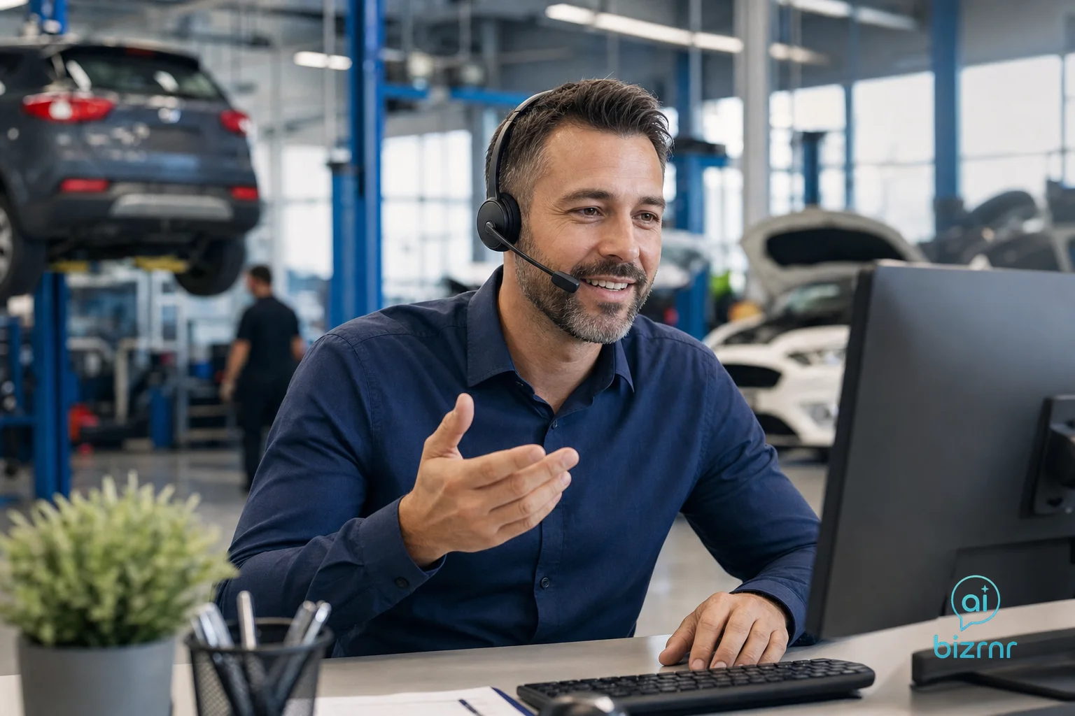 BizRnR AI Voice Receptionist – Auto & Small Business Boost Efficiency: AI Voice for Small Business Success | Business Voice Automation