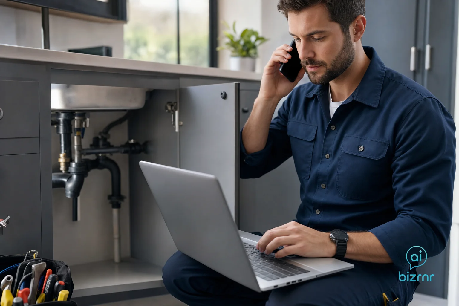 BizRnR AI Voice Receptionist – Plumbing a Plumbing Company Stopped Losing $10K a Month to Missed Calls | Business Voice Automation