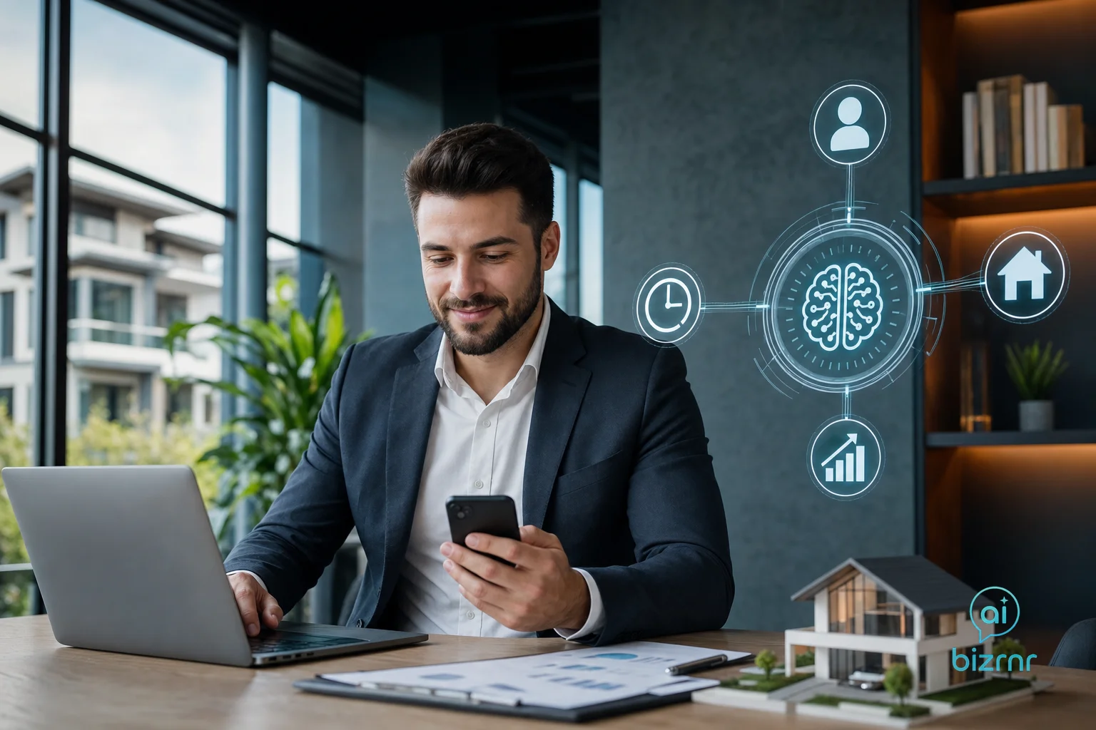 BizRnR AI Voice Receptionist – Real Estate Real Estate Agents Using AI for Lead Response Under 5 Minutes | Business Voice Automation