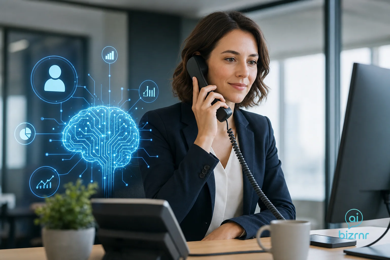 BizRnR AI Voice Receptionist – Small Business ROI of AI Phone Answering: How to Calculate Your Return | Business Voice Automation