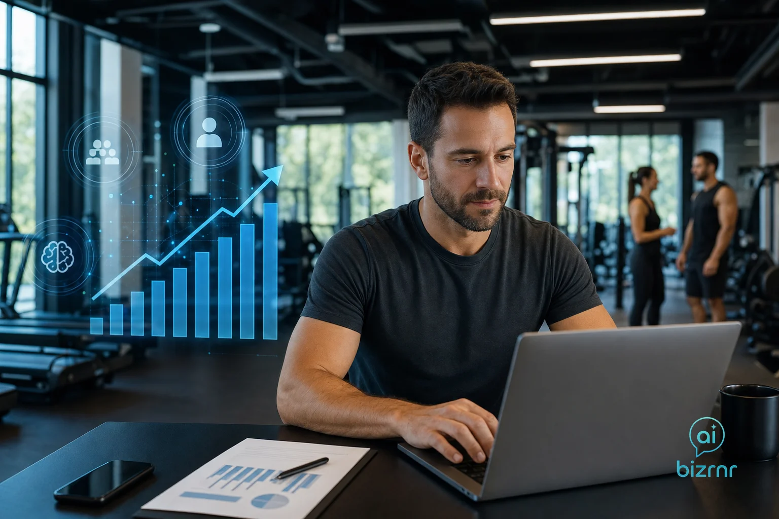 BizRnR AI Voice Receptionist – Auto Gym Owner's Guide to AI-Powered Membership Sales | Business Voice Automation