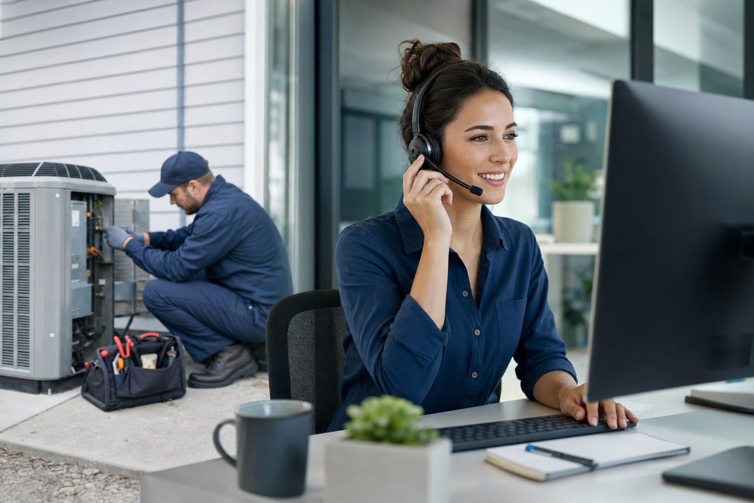 BizRnR AI Receptionist – HVAC & Auto AI Phone Answering for HVAC Companies: Capture Every Service Call | Business Voice Automation
